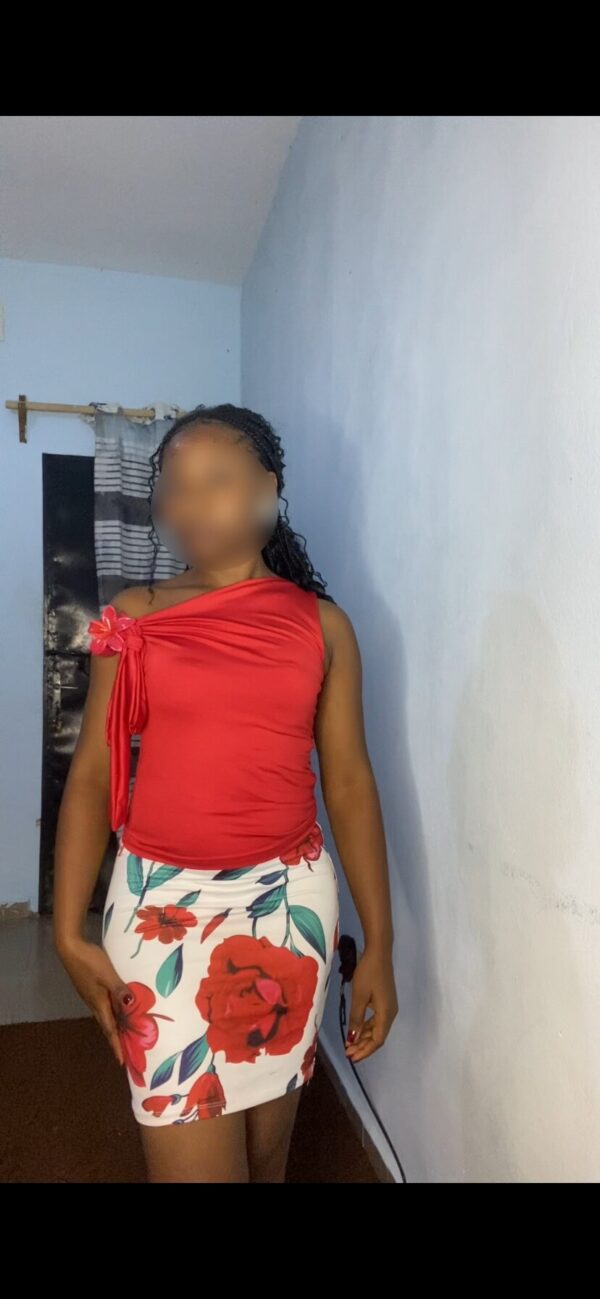 ensemble nova top (rouge) mini jupe motif