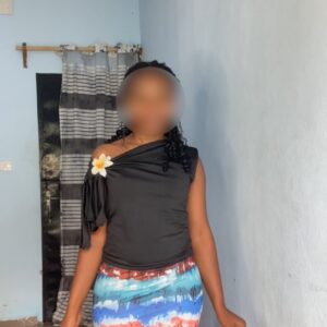 ensemble nova top (noir) mini jupe motif