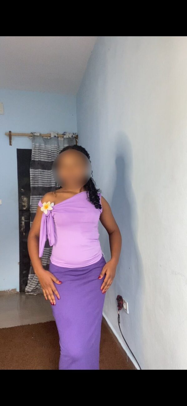 ensemble nova top (violet) maxi skirt violet prune