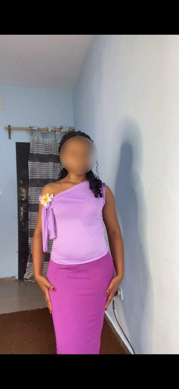 ensemble nova top (violet ) maxi skirt violet