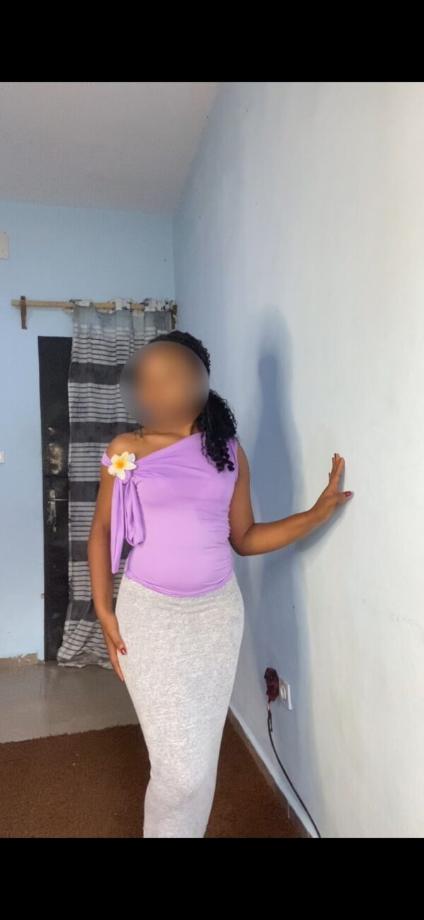 ensemble nova top (violet) maxi skirt gris