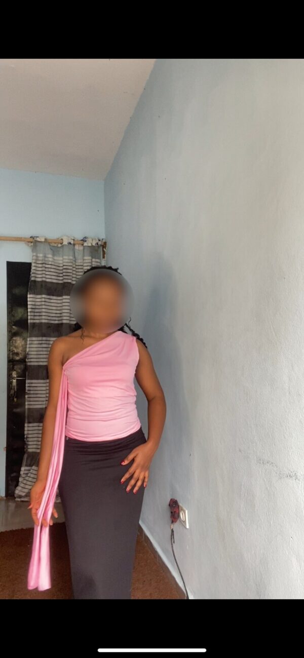 ensemble nova top (rose pale) maxi skirt noir